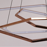 Люстра с 3-мя подвесами в виде шестиугольников Hexagon Horizontal варинант исполнения - 4 | Loft Concept в Новосибирске