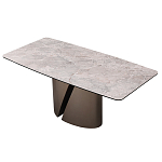 Стол обеденный керамический серый Servorios варинант исполнения - 3 | Loft Concept в Новосибирске