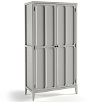 Шкаф серый Silva Grey Cabinet варинант исполнения - 2 | Loft Concept в Новосибирске