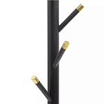 Напольная вешалка чёрная с золотистыми элементами Branches Hangers варинант исполнения - 1 | Loft Concept в Новосибирске