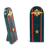 Сувенир Погон МВД из натурального камня змеевик Souvenir Epaulets варинант исполнения - 5 | Loft Concept в Новосибирске