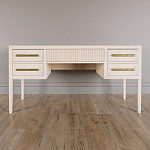 Большой Рабочий стол Primo с 5 выдвижными ящиками Светлый дуб варинант исполнения - 1 | Loft Concept в Новосибирске