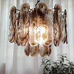 Люстра из круглых стеклянных элементов Vienna варинант исполнения - 6 | Loft Concept в Новосибирске