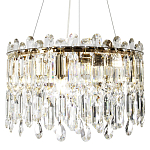Круглая люстра с хрустальными подвесками Roul Crystal Round Chandelier варинант исполнения - 3 | Loft Concept в Новосибирске