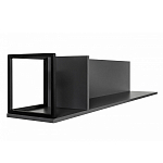 Полка навесная открытая цвета графит Strict Lines  варинант исполнения - 6 | Loft Concept в Новосибирске