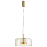 Подвесной светильник Blanton Amber Glass Hanging Lamp 38 варинант исполнения - 2 | Loft Concept в Новосибирске