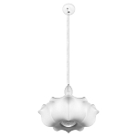 Подвесной светильник с белым фигурным абажуром и мягкими волнистыми краями Cloud Motion  варинант исполнения - 2 | Loft Concept в Новосибирске