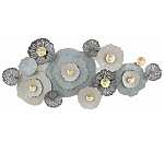 Панно настенное Blank Sheet Gray Flower варинант исполнения - 1 | Loft Concept в Новосибирске