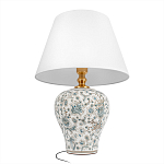 Настольная лампа с цветочной росписью Lamp Flower Painting варинант исполнения - 3 | Loft Concept в Новосибирске