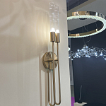 Бра с вытянутым рифленым стеклянным плафоном цилиндрической формы Trumpet tube варинант исполнения - 8 | Loft Concept в Новосибирске