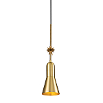 Подвесной светильник с конусным плафоном и декоративной звездой 57 см Elstead Lighting варинант исполнения - 1 | Loft Concept в Новосибирске