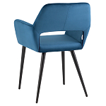 Стул с подлокотниками синий NEASAN STOOL варинант исполнения - 5 | Loft Concept в Новосибирске