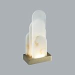Настольная лампа с белыми вертикальными элементами Alabaster Totem   варинант исполнения - 6 | Loft Concept в Новосибирске