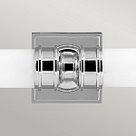 Бра для ванных комнат горизонтальное с двумя матовыми стеклянными цилиндическими плафонами Feiss варинант исполнения - 6 | Loft Concept в Новосибирске