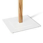 Вешалка с квадратным основанием и 4-мя белыми металлическими крючками Industrial Metal Rust варинант исполнения - 3 | Loft Concept в Новосибирске