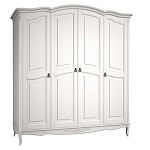 Шкаф белый из массива бука в стиле прованс White Provence варинант исполнения - 1 | Loft Concept в Новосибирске
