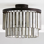 Потолочный светильник с подвесами из перламутра Unique Shine Effect варинант исполнения - 4 | Loft Concept в Новосибирске