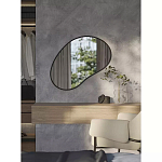 Зеркало асимметричной формы Oval Light Reflection варинант исполнения - 4 | Loft Concept в Новосибирске