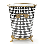 Фарфоровое кашпо Black and white square варинант исполнения - 3 | Loft Concept в Новосибирске