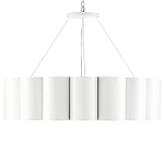 Люстра круглая фактурная в сочетании белого и золотого цвета Wide Stripes of Ribbon варинант исполнения - 2 | Loft Concept в Новосибирске