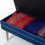 Мягкая банкетка с зоной для хранения Casket Blue варинант исполнения - 4 | Loft Concept в Новосибирске