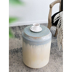 Керамический Табурет в оттенках бежевого и голубого цветов Gradient Stool варинант исполнения - 4 | Loft Concept в Новосибирске