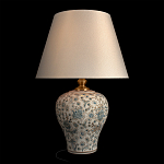 Настольная лампа с цветочной росписью Lamp Flower Painting варинант исполнения - 2 | Loft Concept в Новосибирске