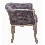 Кресло низкое в стиле прованс Louis French Armchair brown варинант исполнения - 2 | Loft Concept в Новосибирске