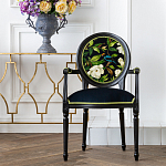 Стул с подлокотниками из бука с изображением птицы и цветов Blooming Birds варинант исполнения - 2 | Loft Concept в Новосибирске