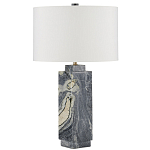 Настольная лампа с корпусом из серого мрамора Breathtaking View варинант исполнения - 4 | Loft Concept в Новосибирске