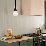 Подвесной светильник каплевидной формы с комбинированным плафоном из стали и белого матового стекла Kichler варинант исполнения - 7 | Loft Concept в Новосибирске