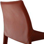 Стул коричневый из искуственной кожи на 4-х ножках Enigma Brown варинант исполнения - 2 | Loft Concept в Новосибирске