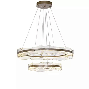 Люстра golden 2 RING horizontal chandelier 