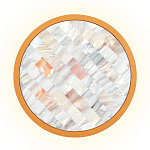 Бра в форме диска с перламутровыми прямоугольниками из морской ракушки Touch of Marine Charm варинант исполнения - 1 | Loft Concept в Новосибирске