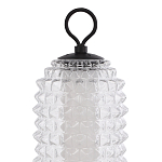 Настольная лампа с прозрачным факутрным стеклянным плафоном Sonora варинант исполнения - 3 | Loft Concept в Новосибирске