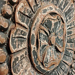 Индийский шкаф с орнаментом резьба из дерева Indian Antique Furniture  варинант исполнения - 4 | Loft Concept в Новосибирске