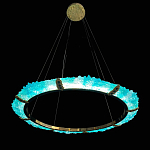 Люстра в форме кольца с цветочным декором Warm Heavenly Light варинант исполнения - 6 | Loft Concept в Новосибирске