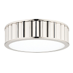 Потолочный светильник с гофрированным серебрянным абажуром Millennium варинант исполнения - 2 | Loft Concept в Новосибирске