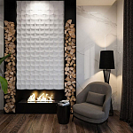 Гипсовая 3D Панель M-38 варинант исполнения - 1 | Loft Concept в Новосибирске