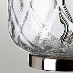 Настольная лампа с цилиндрическим абажуром и прозрачным стеклянным основанием Quintiesse варинант исполнения - 5 | Loft Concept в Новосибирске