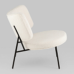 Мини-кресло District Lounge букле белый варинант исполнения - 2 | Loft Concept в Новосибирске