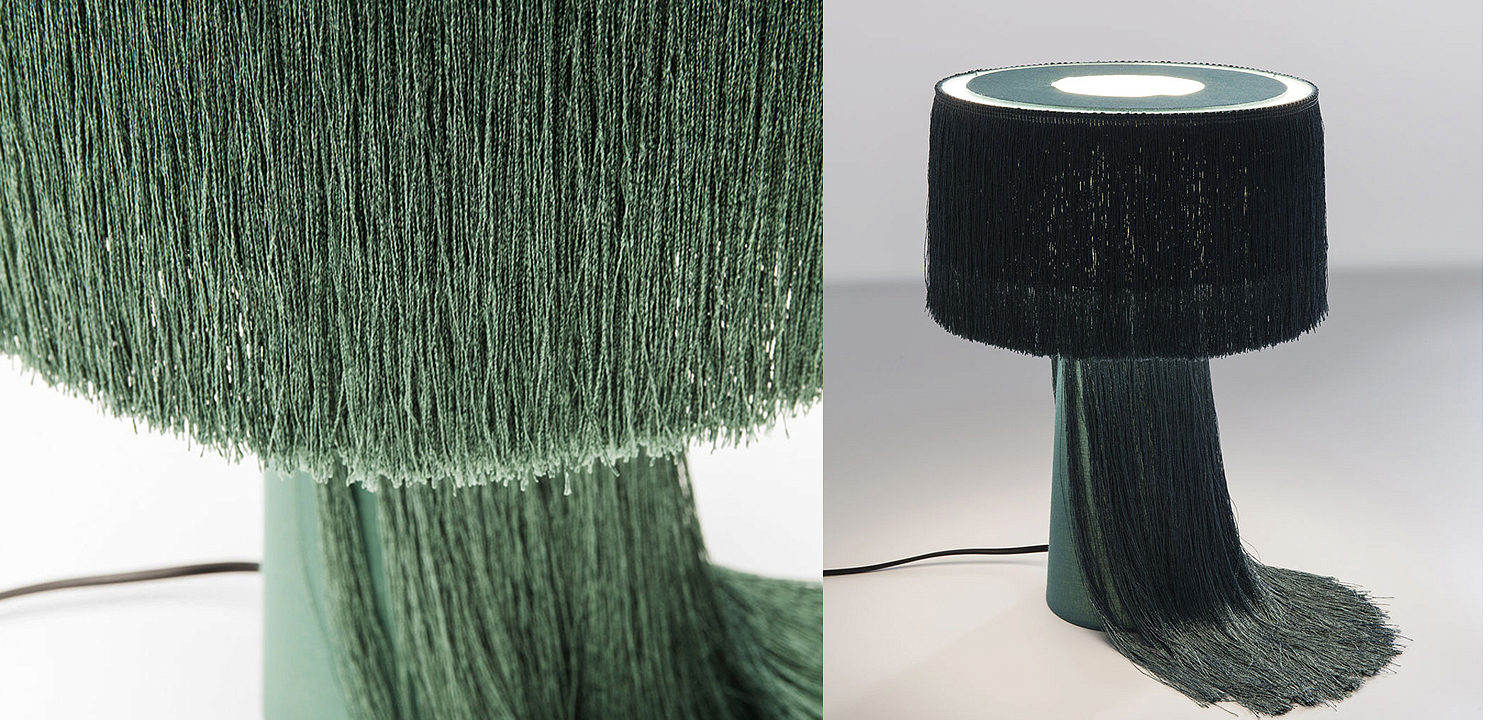 Настольная лампа Green Fringes - Loft-Concept в Новосибирске