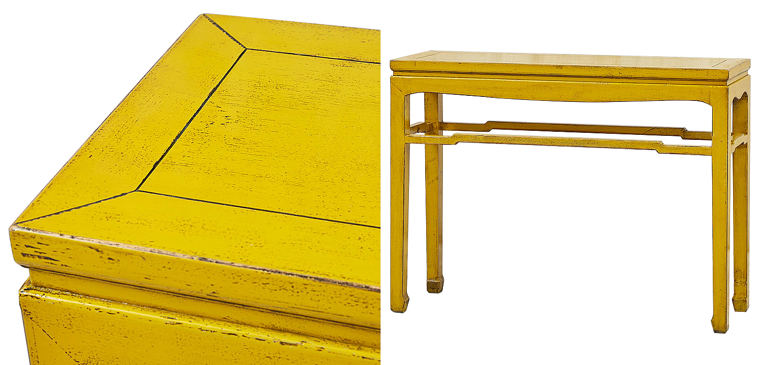 Консоль в китайском стиле из массива сосны Yellow Chinese Collection Console Консоль в китайском стиле из массива сосны Yellow Chinese Collection Console - Loft-Concept в Новосибирске
