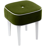 Квадратный мягкий пуф на белых ножках Winton Pouf Square варинант исполнения - 1 | Loft Concept в Новосибирске