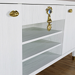 Комод-буфет Elsa Dreams White с открытыми полками   варинант исполнения - 5 | Loft Concept в Новосибирске