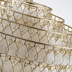 Люстра многоярусная с декором из натуральной морской ракушки Iridescent Light варинант исполнения - 7 | Loft Concept в Новосибирске