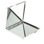 Зеркало двухстороннее квадратное из натурального камня Змеевик с декоративной вставкой в виде ящерицы Silver Stone Mirrors варинант исполнения - 3 | Loft Concept в Новосибирске