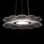 Люстра с прозрачным волнистым плафоном в форме цветка Ethereal Bloom варинант исполнения - 6 | Loft Concept в Новосибирске