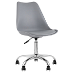 Офисный стул на металлическом основании EGGERY Grey варинант исполнения - 1 | Loft Concept в Новосибирске