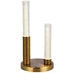 Настольная лампа латунь Dew Drops Tube Brass Table Lamp варинант исполнения - 1 | Loft Concept в Новосибирске